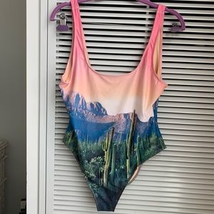Forever 21 Swimsuit Desert Bodysuit